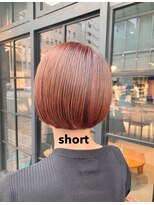 オーガニック アトリエ 大宮(organic+atelier)&nbsp;小顔補正立体カット×ナチュラル丸みボブ 10代20代30代40代50代
