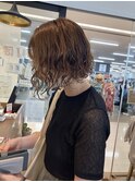切りっぱなしボブ×オシャレくせっ毛風パーマ×上大岡駅近く