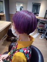 シャトン 中崎(chaton)&nbsp;ダブルカラーパープルヘアカラー