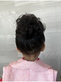 七五三 3歳 ヘアセット