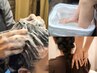 【レディース専用】髪を育てるヘッドスパ(30分）+デトックス足湯〔理容室〕