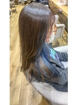 フィゼル あべのルシアス店(Aujua fizelle)&nbsp;インナーカラーブルー