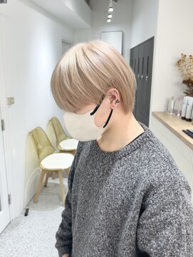 メンズペレ 渋谷(MEN'S PELE) ニュアンスパーマ/韓国マッシュ/スパイキーショート/渋谷