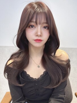 アールサロン アネックス 名駅(Rr SALON ANNEX) 韓国レイヤーロング/韓国風巻き/チョコレートブラウン