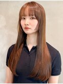 大人カワイイ＊シースルー姫カット
