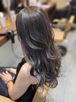 エイクス ヘア デザイン×美髪クリニック 千葉(AQs hair design)&nbsp;くびれヘア/アプリコットオレンジ/夏/髪質改善[千葉駅]