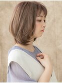 ぱっつん前髪顔周りレイヤーカットウルフボブ310W浦和20代30代