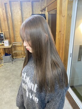 アフターニュース 新潟(afternews) ミルクグレージュ/ダブルカラー/ケアブリーチ/髪質改善/新潟