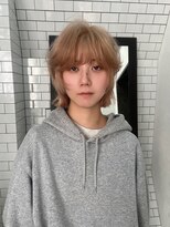 レガーレ(Legare)&nbsp;顔周りレイヤー×ボブ×ハイトーンベージュ