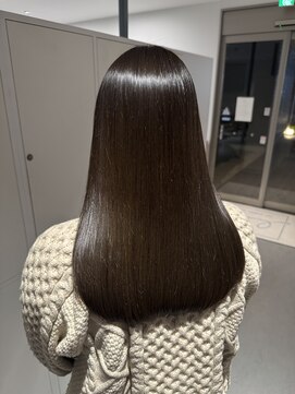 リノ 守山店(lino) 髪質改善水素ケア オリーブベージュ