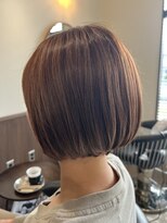 ネオ(NEO)&nbsp;大人かわいいコンパクトボブ×ピンクブラウン