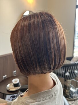 ネオ(NEO) 大人かわいいコンパクトボブ×ピンクブラウン