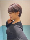 ハンサムショート/丸みショートボブ/20代30代40代50代/顔周り