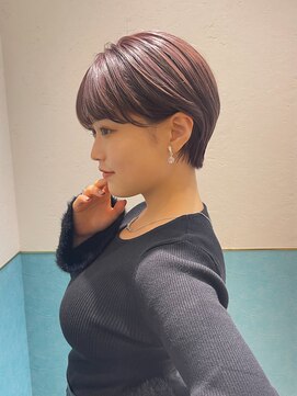 ロンド レグリーズ 立川(Lond leglise) ハンサムショート/丸みショートボブ/20代30代40代50代/顔周り