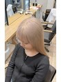 アヴァンス 堺東店(AVANCE.)&nbsp;ケアブリーチで叶う柔らかミルクティくハイトーン♪