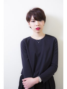 ダアッカ(da acca) 30代40代★大人耳掛け☆無造作カール×ブラウンベージュ