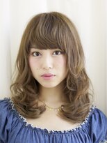 クラン(clan)&nbsp;王道シースルーバンググラデカラーリラックスウェーブ