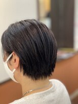 ヘアーアンドチャット リンク 三軒茶屋店(hair&chat LINK) ヘアドネーションでロングヘアーから大人のショートスタイル