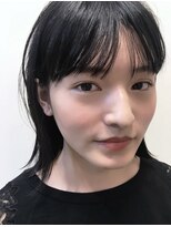 エント(ent) ブルーブラック×外ハネボブ