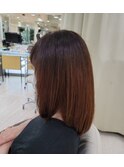 ミディアムレイヤーボブ