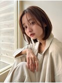 【Forte】大人可愛い/ストレートボブ/ベージュ