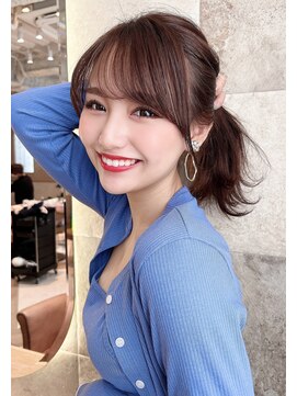 ロンドアリシア 金山(Lond Alexia) 【Lond  Alexia】柴田知亜希　ミディアムヘア簡単アレンジ♪♪