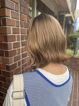 エンス(en:s) beige color/新潟/ブリーチ/ベージュ/ミルクティー