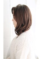 サフリック ヘアアンドビューティー スパ(safric hair&beauty spa) 20代30代40代　かきあげアンニュイロブ【烏丸】