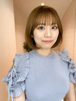 トゥルーズ 梅田店(TLUUS)&nbsp;TLUUS前髪パーマグレーベージュレイヤーロングアッシュカラー