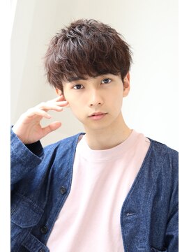 ネイビー(NAVY) モテる刈り上げ束感マッシュ