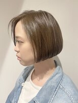 ニーナ(NI-NA)&nbsp;オリーブベージュ×ミニボブ