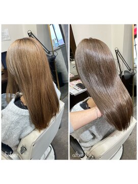 ムーブ(Moob) 透明感艶感抜群グレージュカラー【別府】