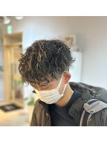 トレイス(trace)&nbsp;メッシュ波巻きパーマ