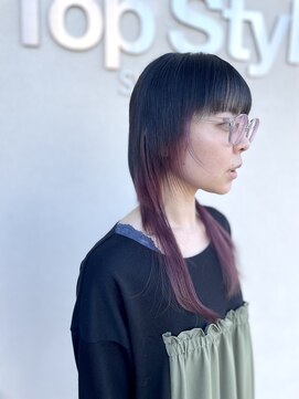 トップスタイル シズオカ(TopStyle SHIZUOKA) ウルフカット×インナーカラー