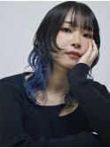 インナーカラー ブルー ウルフ【alice】