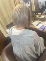 バンビ プライベート サロン(Bambi private salon) Bambi ボブ　ハイトーン　ミルク
