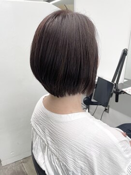 イレス 札幌円山店(IRESU) ショートボブ/ナチュラルブラウン/白髪染め/髪質改善ヘアエステ
