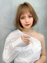 ロンド ジュルード 名古屋(Lond jeloud)&nbsp;韓国風 レイヤーカット ケアブリーチ 学割41020