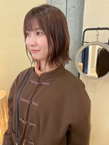 【snuw_ayano】韓国風巻き/マロンベージュ/レイヤーカット