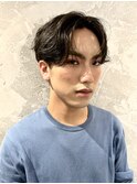コンマバング/シャドウパーマ/メンズショート/韓国