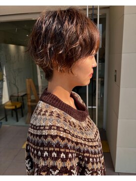 ジェムバイアルテフィーチェ(gem by artefice) ゆるふわショートパーマ