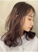 デジタルパーマ /毛先パーマ /ミディアムレイヤー /シースルー