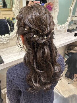 セットサロン マオ(MAO) ハーフアップ