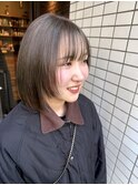グレージュ☆姫カットボブ