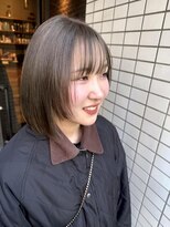 スーリール 博多店(Sourire)&nbsp;グレージュ☆姫カットボブ