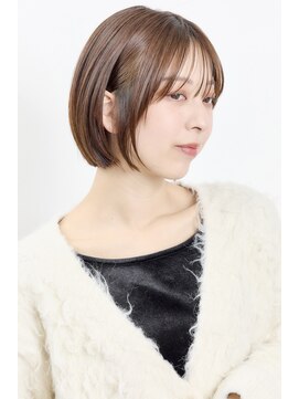 ミチオ ノザワ ヘアサロン ギンザ(Michio Nozawa HAIR SALON Ginza) まとまる丸みボブ×似合わせカット【瀧上丈司】