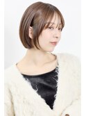 まとまる丸みボブ×似合わせカット【瀧上丈司】