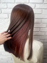 レーベン(Leben) #インナーカラー#ワインレッド#ナチュラル#ツヤ髪