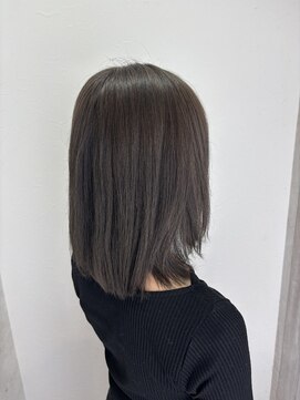 シエル 立川店(CIEL) CIEL小口 グレージュ×ブリーチカラー