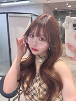 リリー(Lilley)&nbsp;マロンベージュ×小顔レイヤー×韓国風巻き×髪質改善